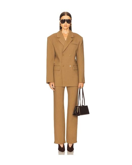 Nanushka Natural Diante Blazer