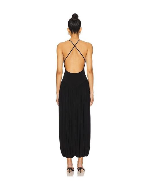 Norma Kamali Black Kenny Jumpsuit