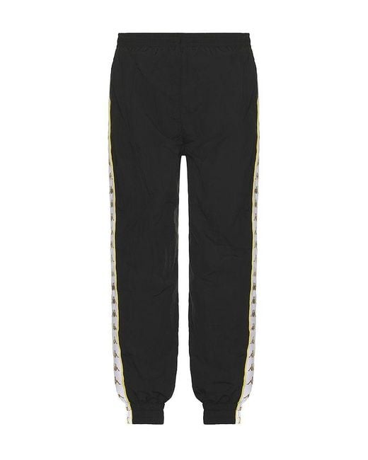 Kappa Black 222 Banda Neldo Track Pants for men