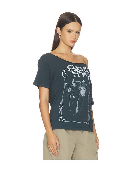 Daydreamer Blue Stevie Nicks Bella Donna Off The Shoulder Tee