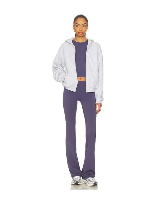 Gold Hinge Blue Essentials Foldover Flare Pant