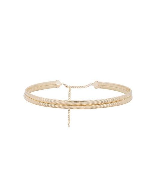 Ettika Metallic Wrap Around Flex Snake Chain Belt