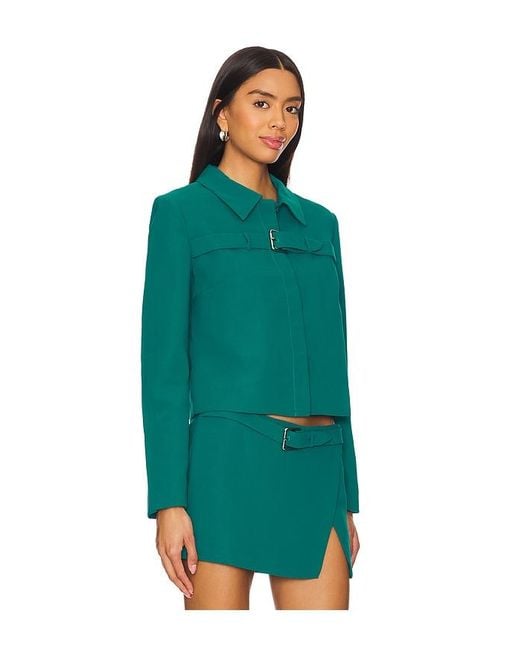 Amanda Uprichard Green Helsa Jacket