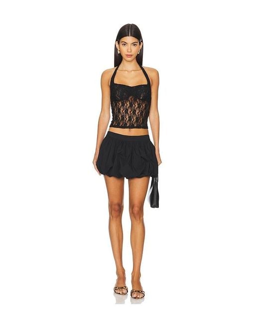 MORE TO COME Black Veneda Bubble Skirt