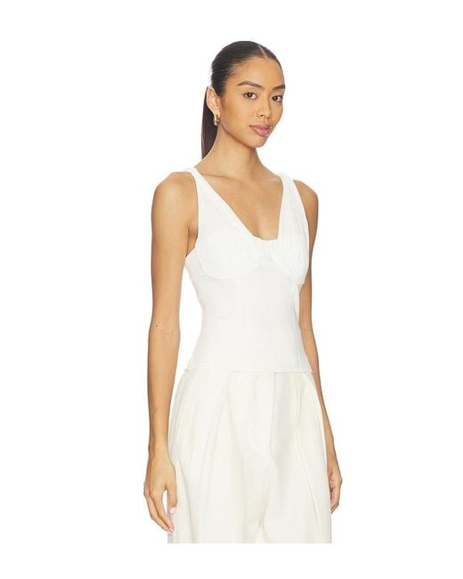 Steve Madden White Addisyn Top
