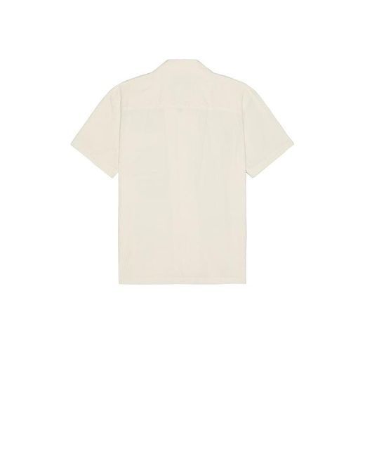 Palmes White Short-Sleeved Shirt for men