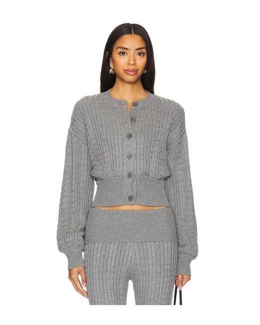 Lovers + Friends Gray X Emily Gemma Bessie Cardigan