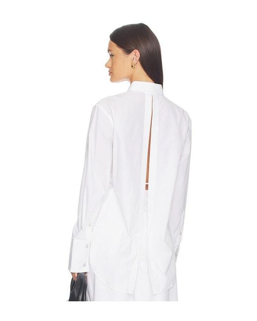 Helmut Lang White Knot Shirt