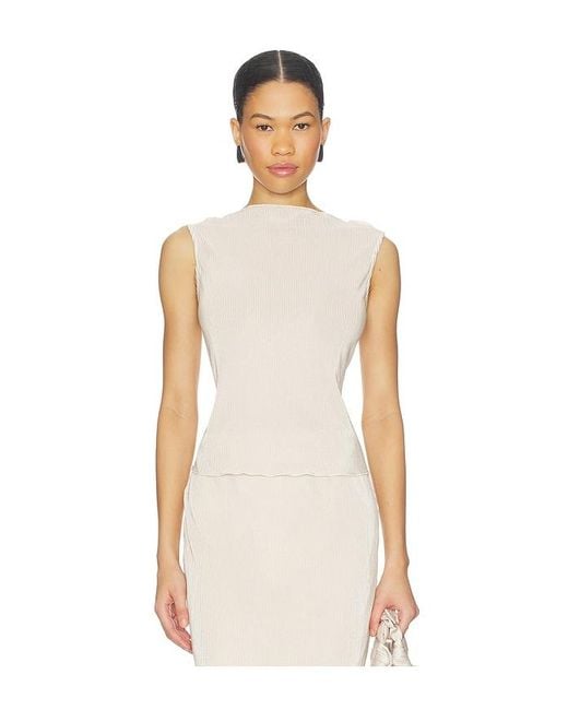 Lovers + Friends Natural Aileen Top