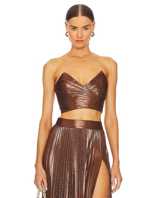 retroféte Brown Oberteil Sophia