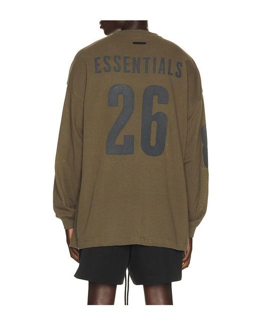 Fear Of God Natural Merch Long Sleeve Tee for men