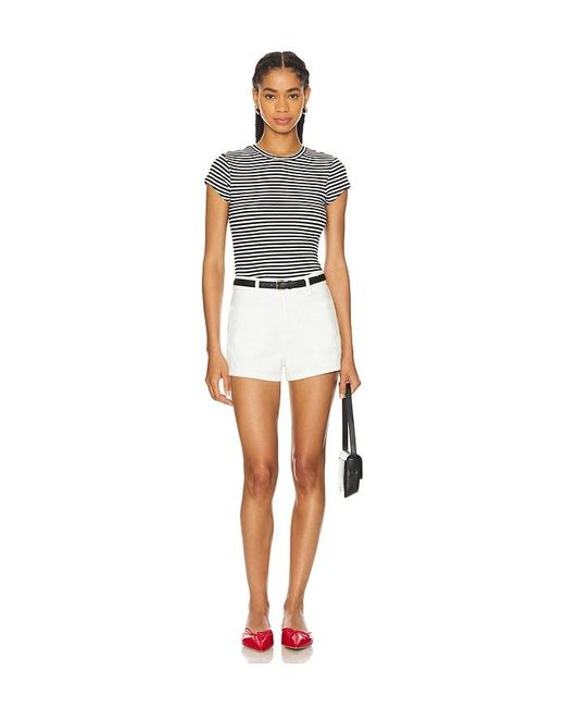 Lovers + Friends White Morgan Tee
