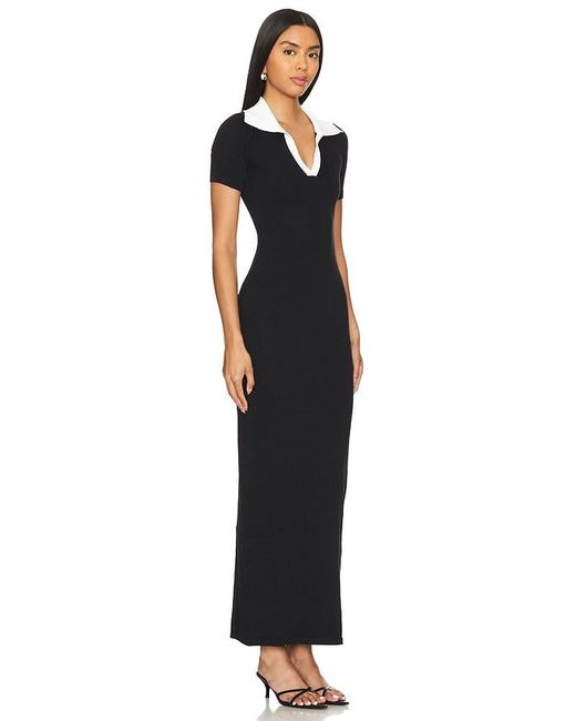 ALL THE WAYS Black Rava Maxi Dress