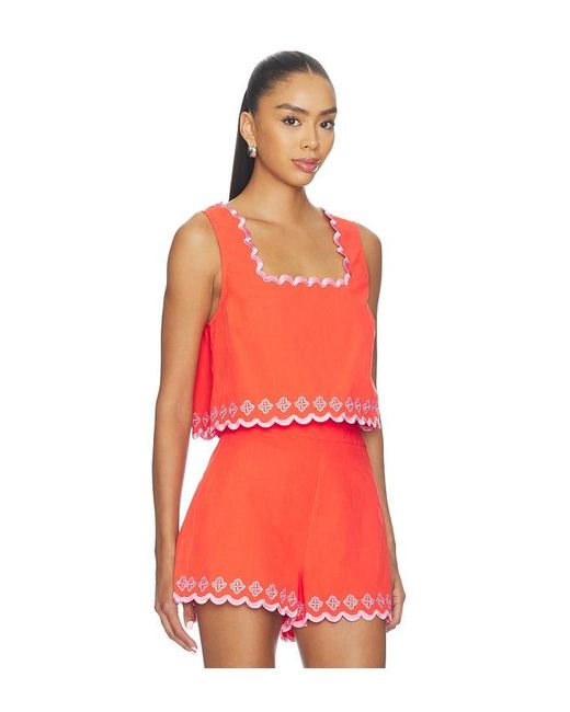 MINKPINK Amaya Embroidered Top