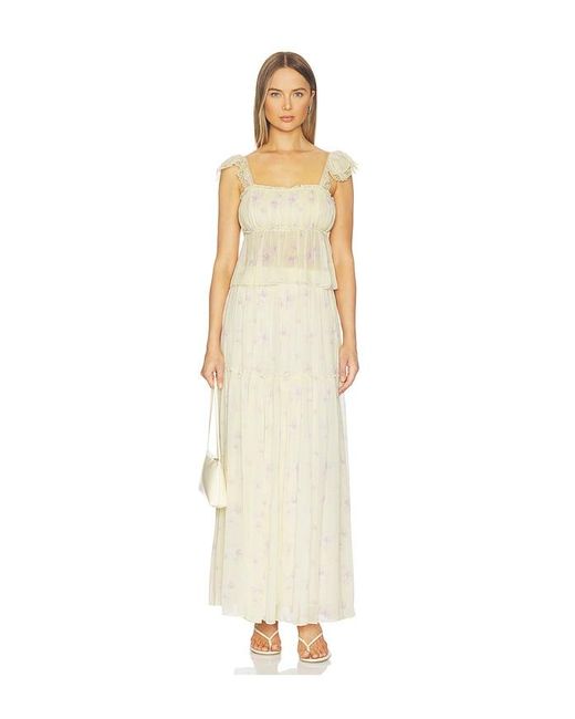 LoveShackFancy White Positano Skirt