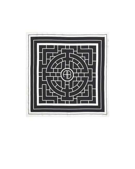 Anine Bing Black York Scarf