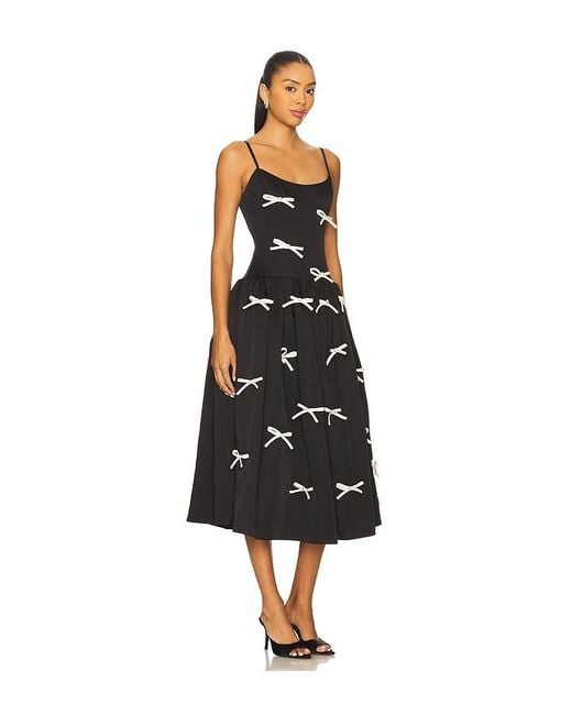 Elliatt Black Midi-Kleid Ursula