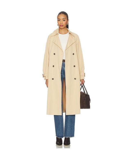 ALL THE WAYS Natural Kendall Trench Coat