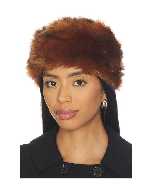 Unreal Fur Brown Natasha Hat