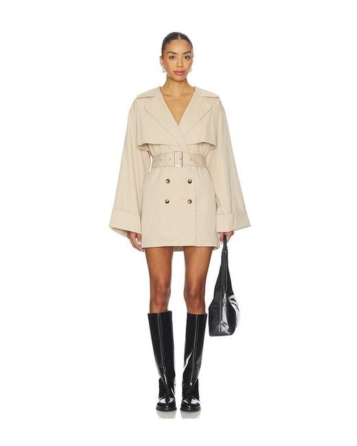 ALL THE WAYS Natural Blaire Trench Coat