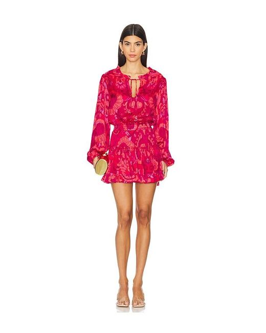 MISA Los Angles Red Lorena Dress