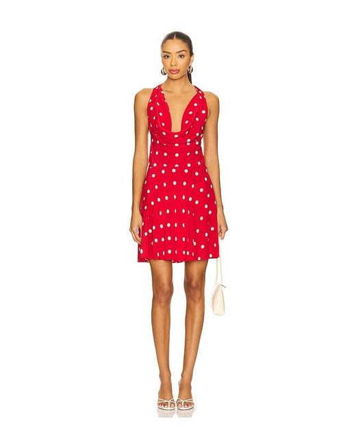 MAJORELLE Red Deanna Mini Dress