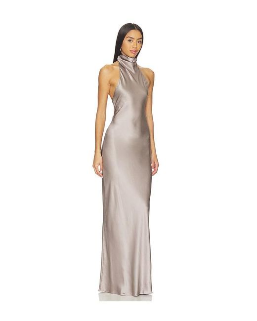 Amanda Uprichard Natural Santana Gown