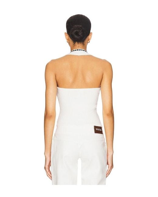 With Jean White Gigi Top