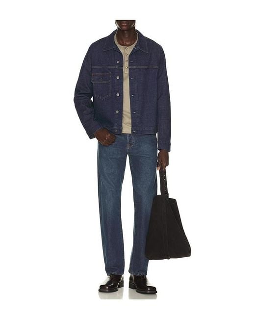Citizens of Humanity Blue Beau Relaxed Straight Jeans for men