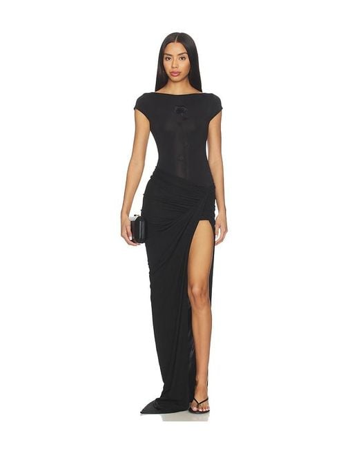 Nbd Black Soleia Maxi Dress