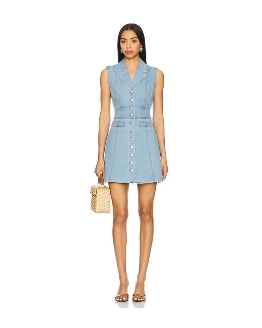 PAIGE Blue Vida Dress