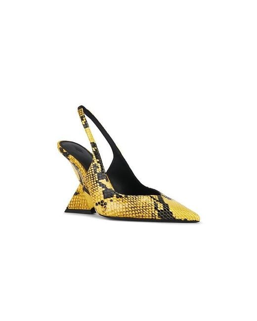 The Attico Metallic Cheope 105Mm Slingback Heel