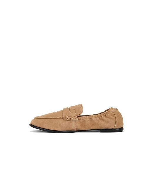 Jonathan Simkhai White Danna Suede Loafer