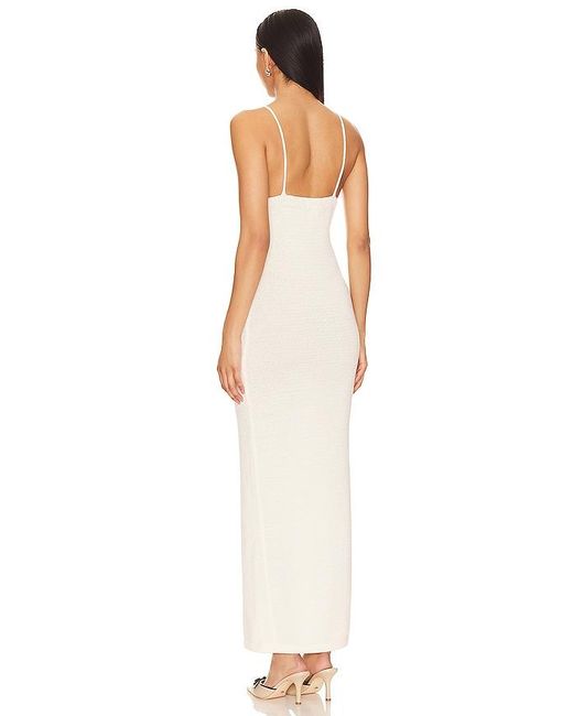 superdown White Jream Maxi Dress