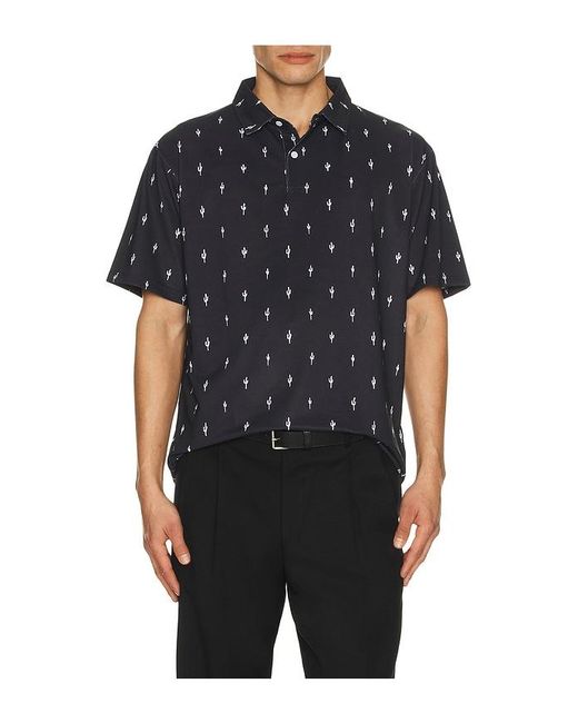 Devereux Golf Black The Sonoran Polo for men
