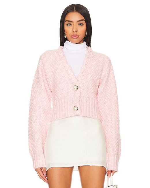 MAJORELLE Pink Cardigan Phiala