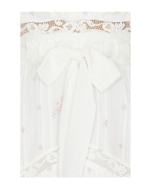 LoveShackFancy White Sibelle Dress