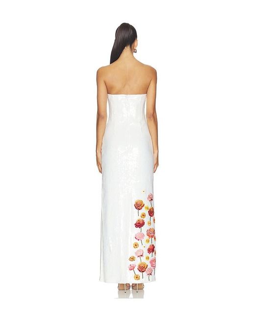 AFEW Rahul Mishra White Rahul Mishra Sequined Corset Maxi Dress