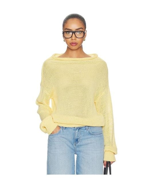 SER.O.YA Blue Strickpullover Oro