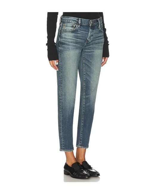 Moussy Blue Brickell Tapered Jeans