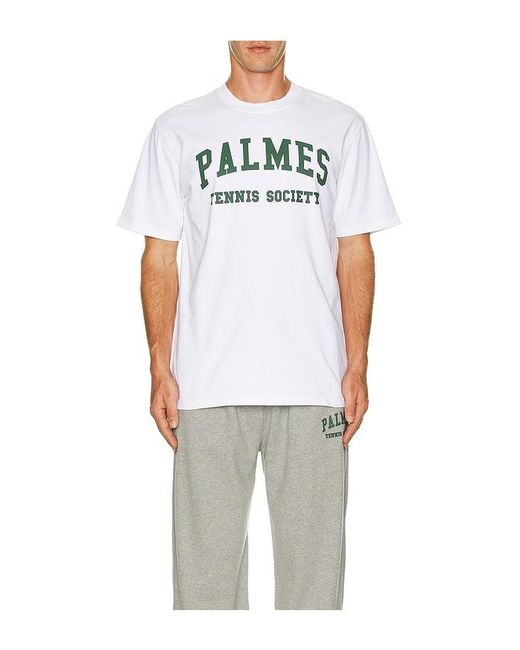 Palmes White Ivan T Shirt for men