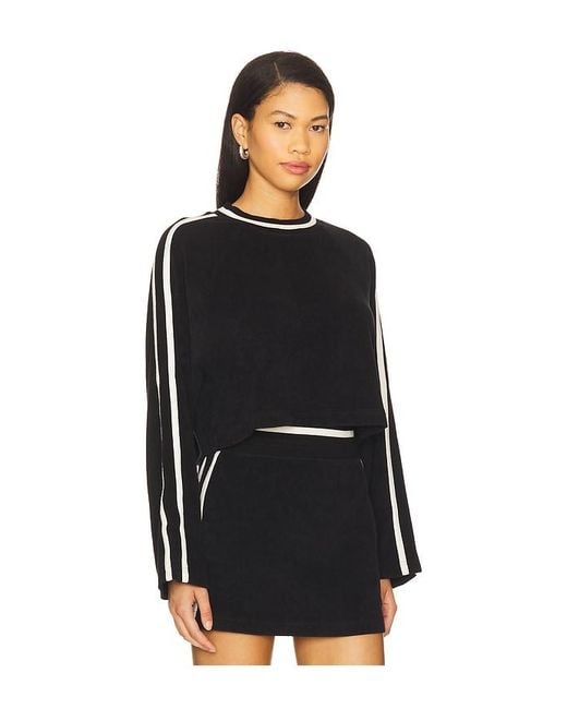 LSPACE Black Tempo Pullover
