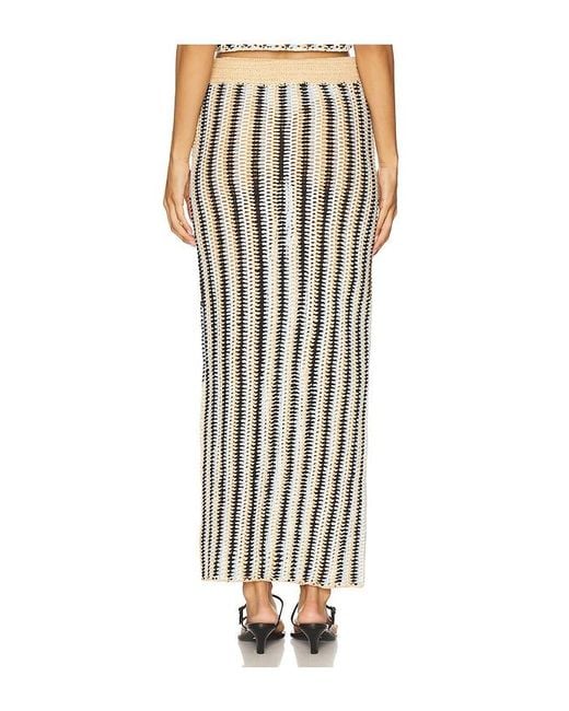 OSIS STUDIO White Kristine Skirt