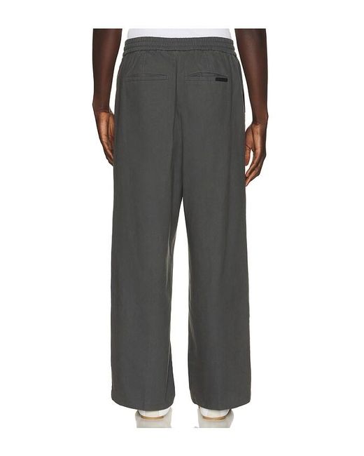 Fear Of God Black Pleat Front Drawstring Pant for men