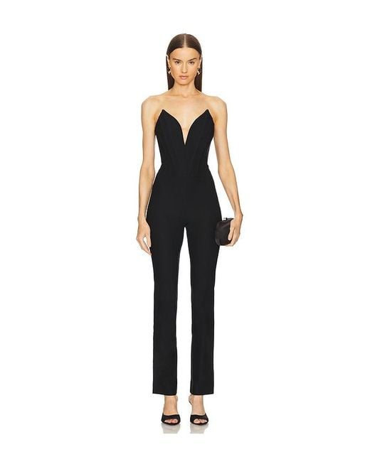 Michael Costello Black X Revolve Akansa Jumpsuit