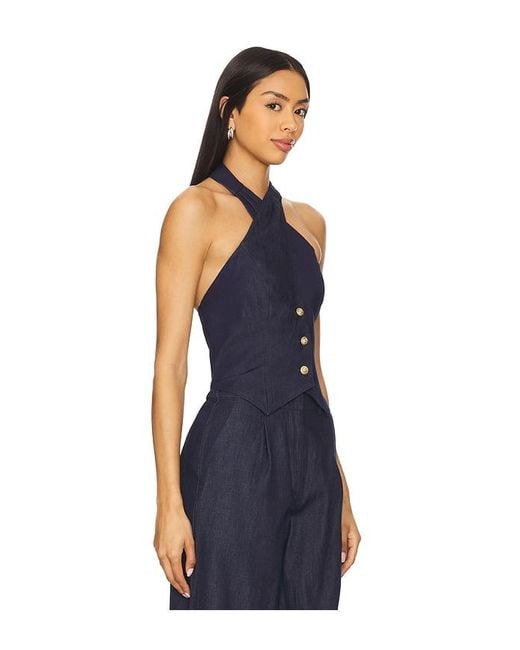 Yumi Kim Blue Aida Top