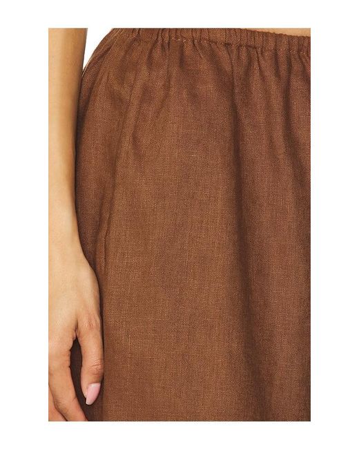 Lovers + Friends Brown Asa Easy Pant