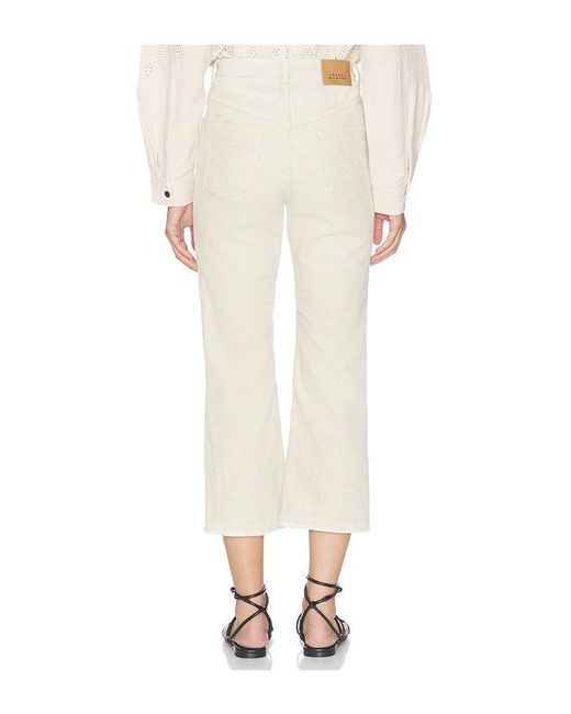 Isabel Marant White Ruthie Pant