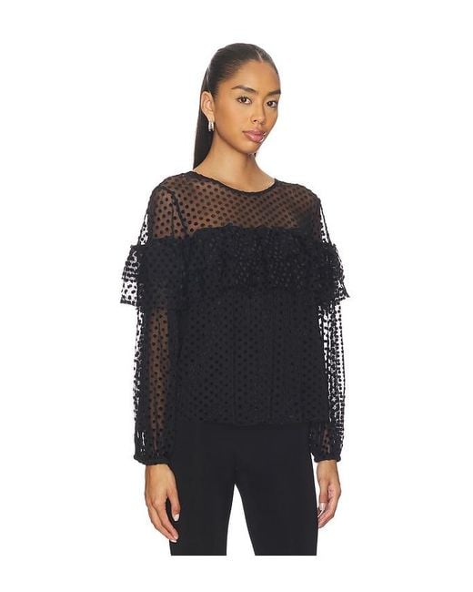 Ba&sh Black Raff Top