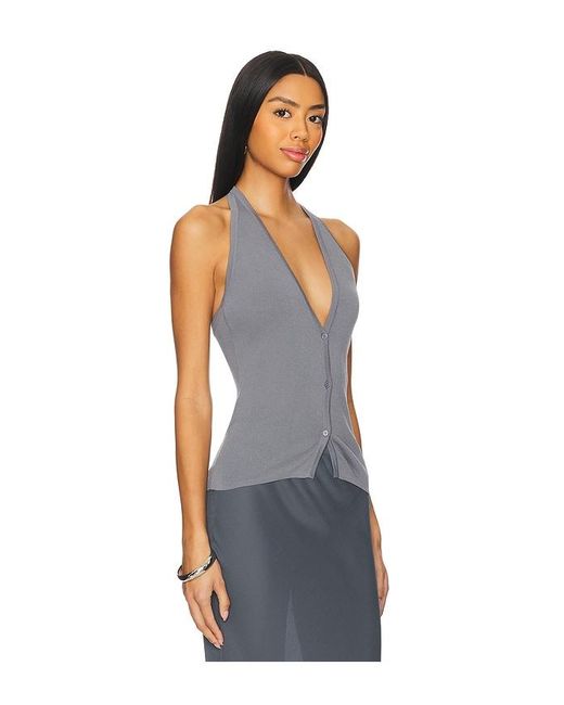 Lioness Blue Brat Halter Top